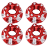 4PCS M4 Aluminum Hex Nuts  Carved Wheel Nuts For 110 RC Cars 5