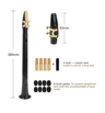 Mini Pocket Saxophone  Portable Woodwind Instrument With Carrying Bag 1