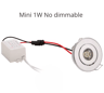 10Pack Mini LED Recessed Downlights  1W 3W Silver Aluminum Spotlights 3