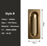 Modern Gold Bedside Wall Lamp  Rotatable Reading Light With Switch 6