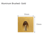 Recessed LED Stair Step Light  Aluminum Wall Sconce With Mounting Box 4
