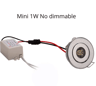 10PCS Mini LED Recessed Downlights  1W3W Aluminum Ceiling Spotlights 4
