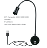 3W Dimmable LED Wall Reading Lamp  3CCT USB Gooseneck Bedside Light 1