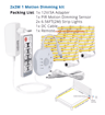 Dimmable LED Under Bed Light Strip  PIR Motion Sensor With Remote Control 3
