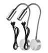 2PCS 3W LED Wall Reading Lamps  Modern Bedside Spotlights With EUUS Plug 2