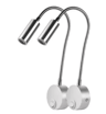 2PCS 3W LED Wall Reading Lamps  Modern Bedside Spotlights With EUUS Plug 7