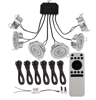 6PCS 3W COB LED Recessed Downlights  Dimmable Mini Spotlights With Remote 3
