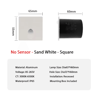 1W LED Motion Sensor Stair Light  Round Recessed Wall Night Lamp 6
