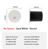 1W LED Motion Sensor Stair Light  Round Recessed Wall Night Lamp 5