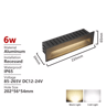 Round Recessed Outdoor Stair Light  Waterproof LED Wall Step Lamp 7