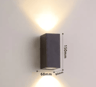 IP65 Waterproof Outdoor LED Wall Lamp  Modern Up Down Garden Light 8