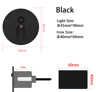 IP65 LED Motion Sensor Stair Light  45mm Round Recessed Wall Lamp 4
