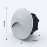 Waterproof LED Motion Sensor Step Light  Recessed Outdoor Wall Lamp With 60mm Box 3
