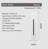 3W Smart LED Motion Sensor Stair Light  Recessed Wall Night Lamp 12
