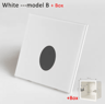 LED Radar Motion Sensor Stair Light  Recessed White Wall Night Lamp 1