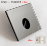 LED Radar Motion Sensor Stair Light  Recessed White Wall Night Lamp 8
