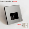 LED Radar Motion Sensor Stair Light  Recessed White Wall Night Lamp 4