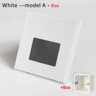 LED Radar Motion Sensor Stair Light  Recessed White Wall Night Lamp 10