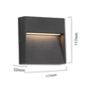 Waterproof Outdoor LED Wall Light  Surface Mounted Step Lamp For Garage And Entrance 5