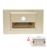 PIR Motion Sensor LED Step Light  Recessed Wall Night Lamp For USEU 503 Box 5