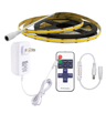12V Dimmable COB LED Strip Light  8mm Flexible Tape With Sensor Control 5