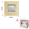 LED Radar Motion Sensor Stair Light  Recessed Wall Night Lamp For Bedroom 2