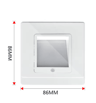 LED Radar Motion Sensor Stair Light  Recessed Wall Night Lamp For Bedroom 7