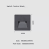 LED Motion Sensor Stair Light  Waterproof Recessed Step Lamp With Gradual Brightening 8