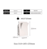 Modern Recessed Gypsum Wall Light  Minimalist Bedside Lamp For Indoor Lighting 3