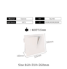 Modern Recessed Gypsum Wall Light  Minimalist Bedside Lamp For Indoor Lighting 1