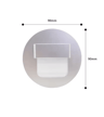 Recessed LED Stair Light  Motion Sensor Wall Lamp With Mounting Box 1