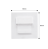 Recessed LED Stair Light  Motion Sensor Wall Lamp With Mounting Box 16