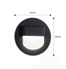 Recessed LED Stair Light  Motion Sensor Wall Lamp With Mounting Box 2