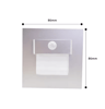 Recessed LED Stair Light  Motion Sensor Wall Lamp With Mounting Box 4