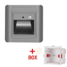 2W LED Motion Sensor Stair Light  Recessed PIR Night Lamp For Indoor Steps 1