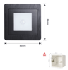 LED Motion Sensor Night Light  Recessed Stair Wall Lamp AC85285V 2