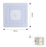 LED Motion Sensor Night Light  Recessed Stair Wall Lamp AC85285V 3