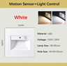 LED Motion Sensor Stair Light  Recessed VoiceActivated Wall Lamp 14