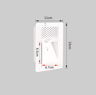 Frameless LED Motion Sensor Stair Light  Recessed White Wall Lamp 3