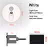 55mm LED Motion Sensor Step Light  Round Staircase Wall Lamp 9