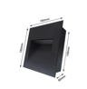 Waterproof Outdoor LED Stair Light  Large Wall Sconce 12V24V110V220V 1