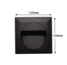 Waterproof Outdoor LED Stair Light  Large Wall Sconce 12V24V110V220V 6