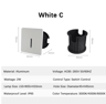 IP65 Waterproof LED Recessed Step Light  220V Outdoor Stair Wall Lamp 5