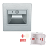 LED PIR Motion Sensor Stair Light  Recessed Smart Indoor Wall Lamp 7