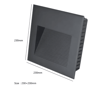 Waterproof Recessed Outdoor Stair Light  Large LED Wall Lamp 12V110V220V 2