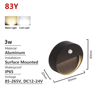 IP65 LED Motion Sensor Stair Light  Waterproof Outdoor Wall Sconce 4