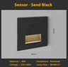 LED Radar Motion Sensor Stair Light  Recessed Indoor Wall Night Lamp 9