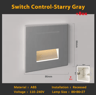 LED Radar Motion Sensor Stair Light  Recessed Indoor Wall Night Lamp 4