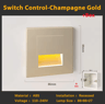 LED Radar Motion Sensor Stair Light  Recessed Indoor Wall Night Lamp 3