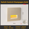 LED Radar Motion Sensor Stair Light  Recessed Indoor Wall Night Lamp 14